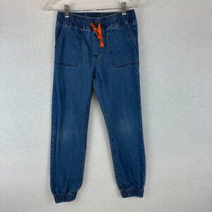 LC WAIKIKI CHILDREN'S PULL-ON JEANS, ELASTIC WAISTBAND, FRONT POCKETS, 10-11 Y